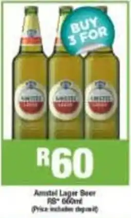 Agrimark Amstel Lager Beer offer