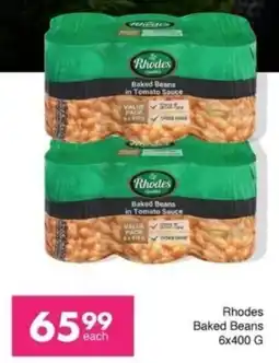 Save Rhodes Baked Beans offer