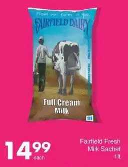 Save Fairfield Fresh Milk Sachet offer