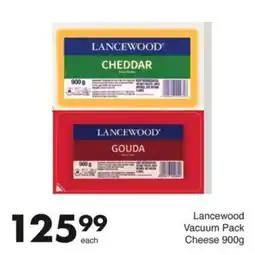 Save Lancewood Vacuum Pack Cheese 900g offer