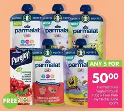 Save Parmalat Kids Yoghurt Pouch offer