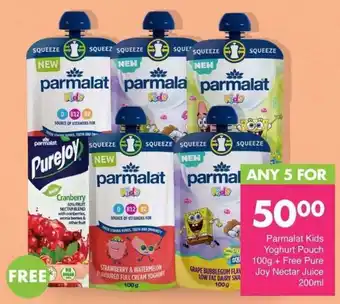 Save Parmalat Kids Yoghurt Pouch offer