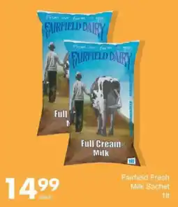 Save Fairfield Fresh Milk Sachet offer