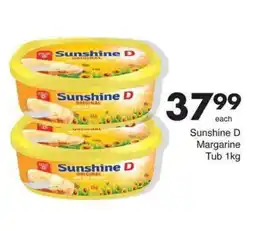 Save Sunshine D Margarine offer