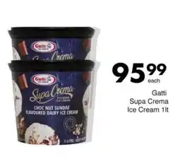 Save Gatti Supa Crema Ice Cream offer
