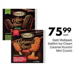 Save Gatti Multipack Caramel Krunch/Mint Crunch offer