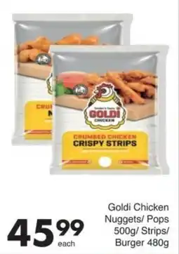 Save Goldi Chicken Crumbed Chicken Crispy Strips offer