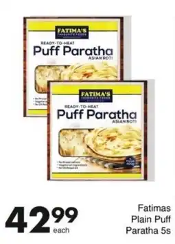 Save Fatima's Puff Paratha offer