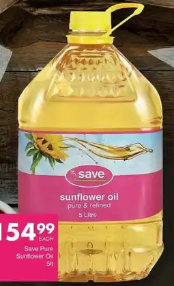 Save Save Pure Sunflower Oil offer