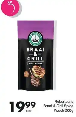 Save Robertsons Braai & Grill Spice Pouch offer