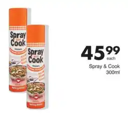 Save Spray and Cook Original offer