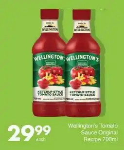 Save Wellington's Tomato Sauce Original Recipe offer