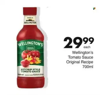 Save Wellington's Tomato Sauce offer