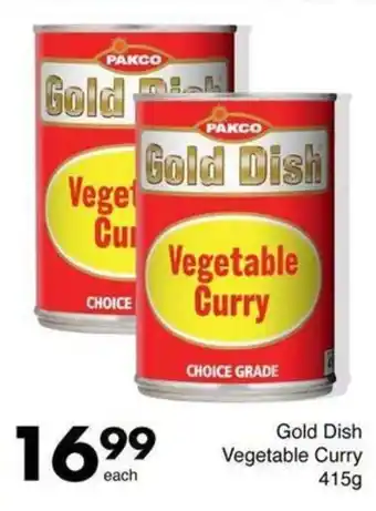 Save Gold Dish Vegetable Curry offer