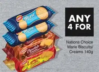 Save Nations Choice Marie Biscuits/Creams offer