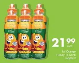 Save Mr Orange Ready To Drink offer