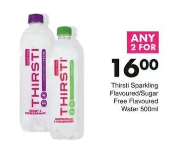 Save Thirsti Sparkling Flavoured/Sugar Free Flavoured Water offer