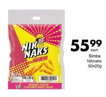 Save Simba Niknaks offer