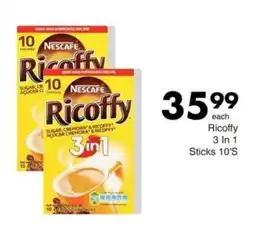 Save Nescafe Ricoffy 3 in 1 offer