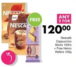 Save Nescafé Cappuccino Sticks offer