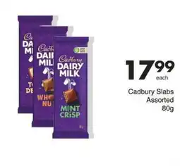 Save Cadbury Slabs Assorted offer