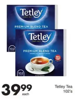 Save Tetley Tea 102's offer