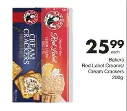 Save Bakers Red Label Creams/Cream Crackers offer