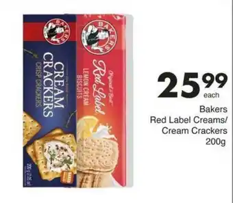 Save Bakers Red Label Creams/Cream Crackers offer