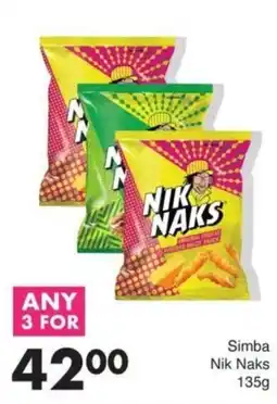 Save Simba Nik Naks offer
