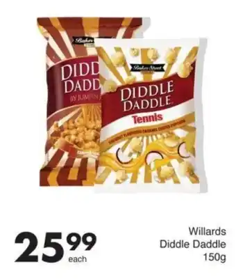 Save Willards Diddle Daddle offer