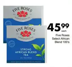 Save Five Roses Select African Blend 100's offer