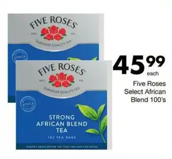 Save Five Roses Select African Blend 100's offer