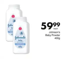 Save Johnson's Baby Powder offer