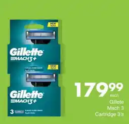 Save Gillette Mach 3+ Cartridge 3's offer