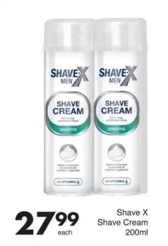 Save Shave X Shave Cream offer