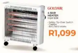 Expert GOLDAIR 4 BAR HEATER offer
