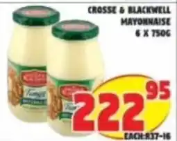 Yarona Cash And Carry Crosse & Blackwell Mayonnaise offer