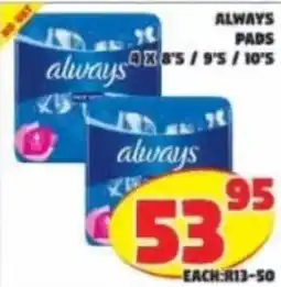 Yarona Cash And Carry Always Pads offer