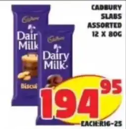 Yarona Cash And Carry Cadbury Dairy Milk Slabs Assorted offer