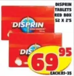Yarona Cash And Carry DISPRIN TABLETS RED BOX offer