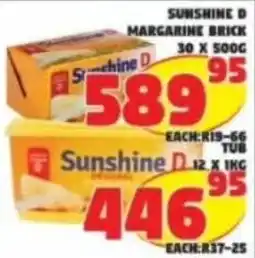 Yarona Cash And Carry Sunshine D Margarine Brick offer