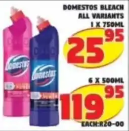 Yarona Cash And Carry Domestos Bleach offer