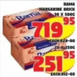 Yarona Cash And Carry Rama Margarine Brick offer