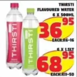 Yarona Cash And Carry THIRSTI FLAVOURED WATER offer