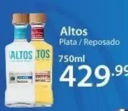 Big Save Liquor Altos Plata / Reposado offer
