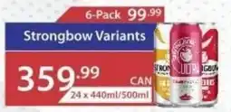 Big Save Liquor Strongbow Variants offer
