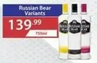Big Save Liquor Russian Bear Variants offer