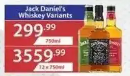 Big Save Liquor Jack Daniel's Whiskey Variants offer