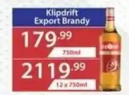 Big Save Liquor Klipdrift Export Brandy offer
