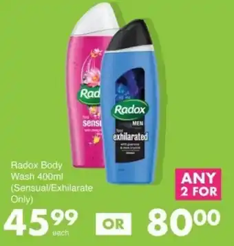 Save Radox Body Wash offer